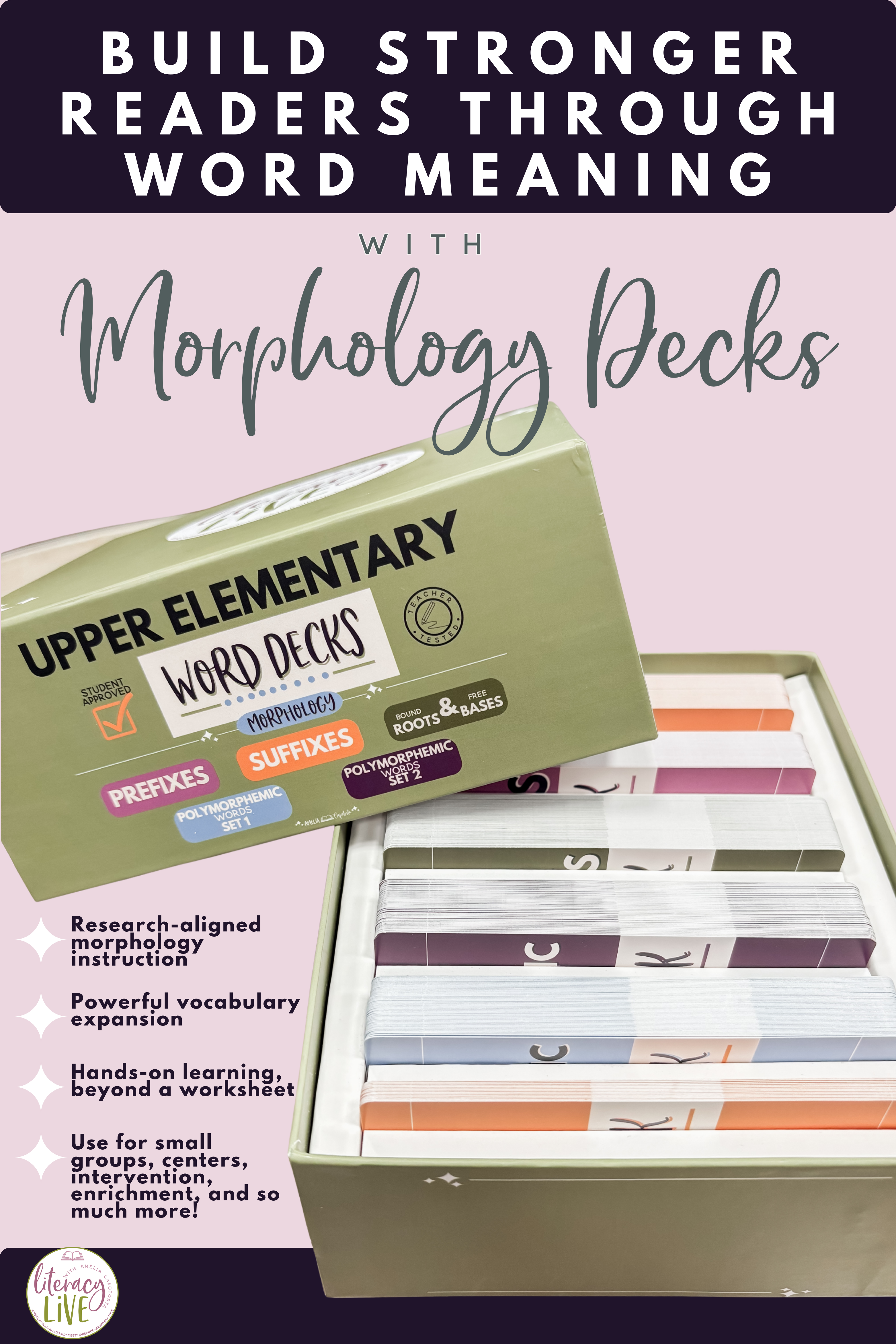Morphology Decks (Upper Elementary)