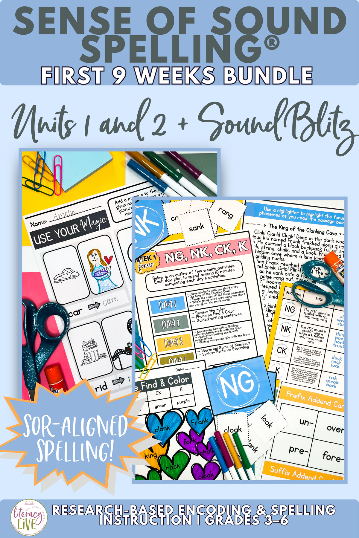 Sense of Sound Spelling® – First 9 Weeks Bundle DIGITAL DOWNLOAD
