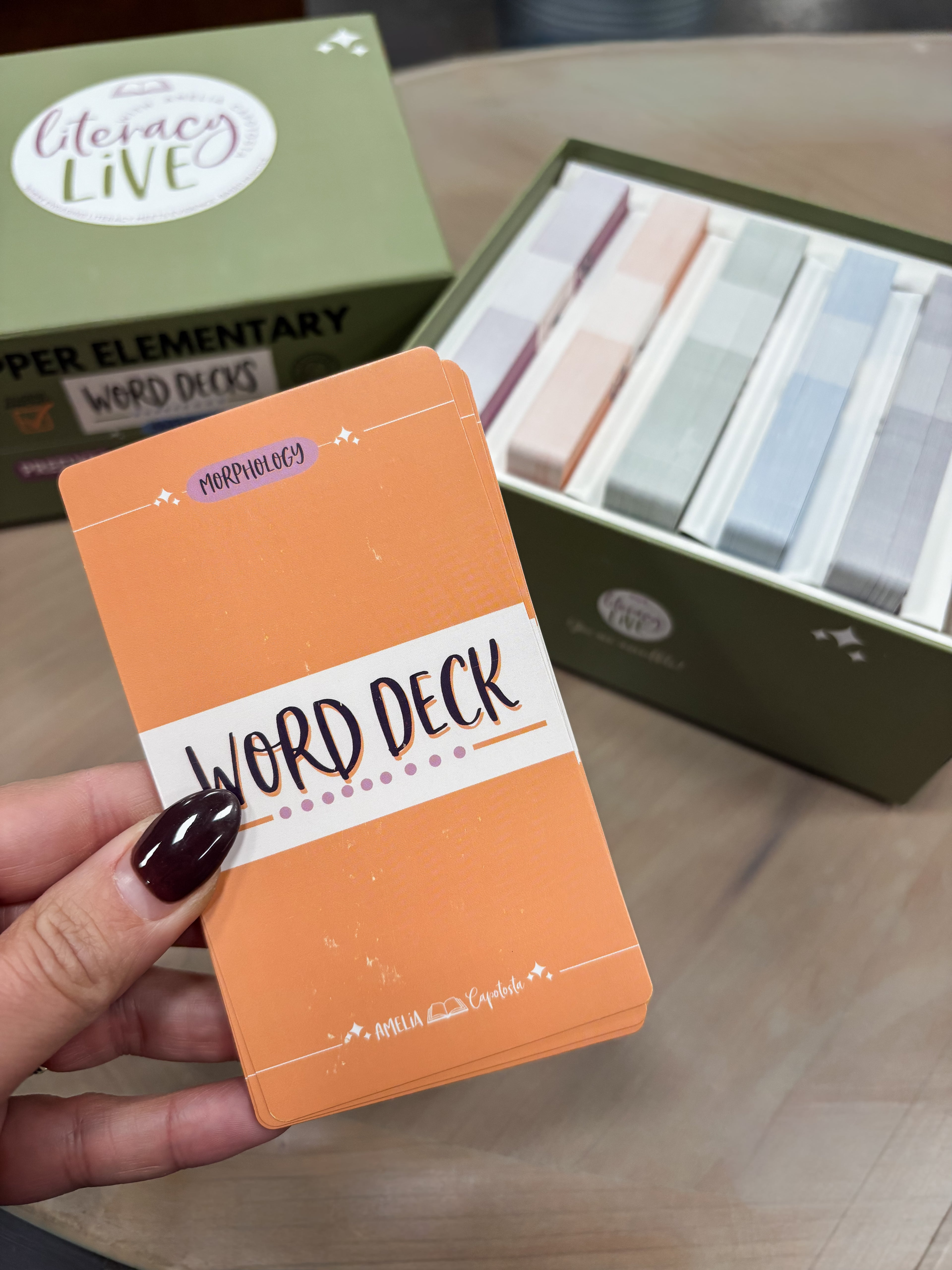Morphology Decks (Upper Elementary)