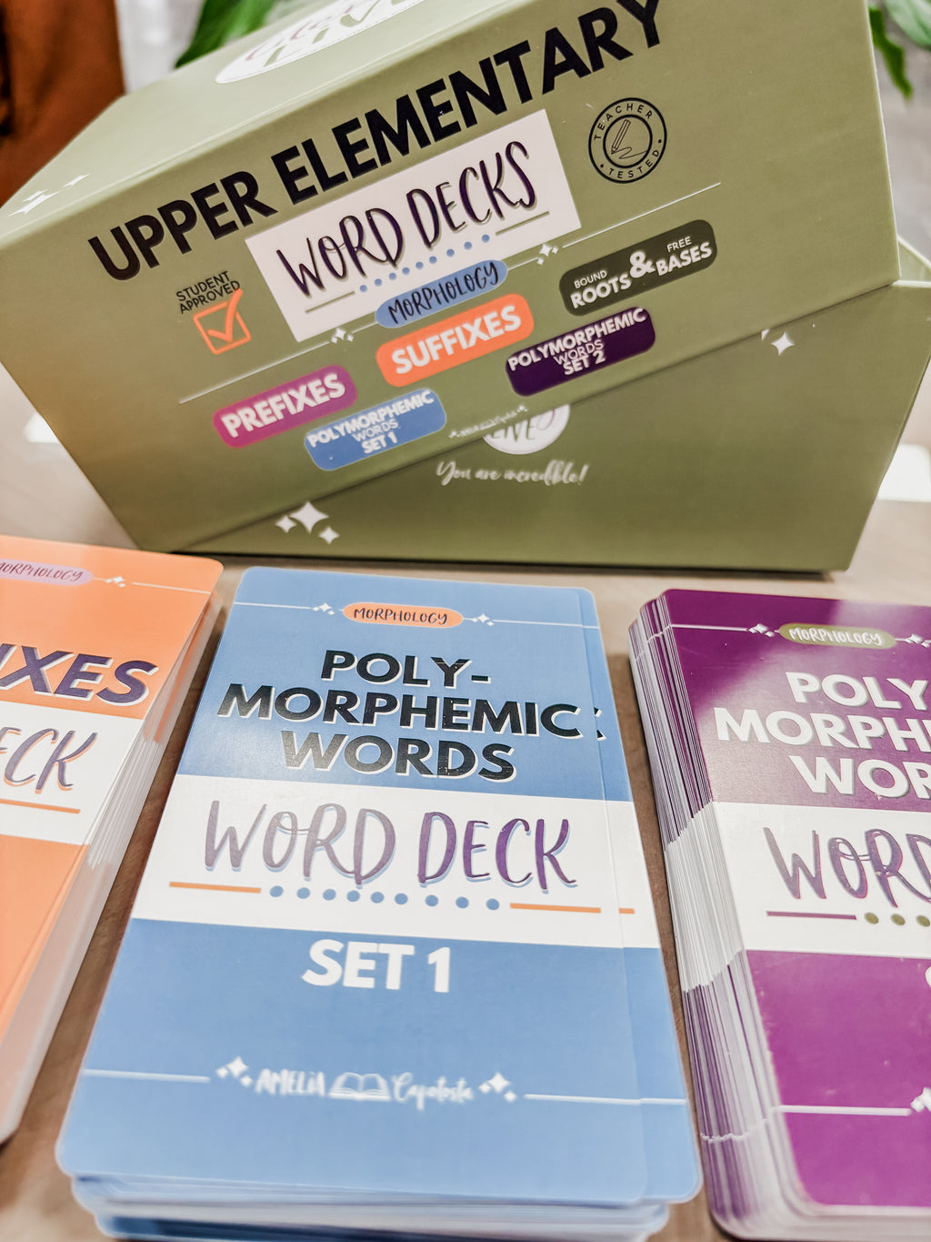 Morphology Decks (Upper Elementary)