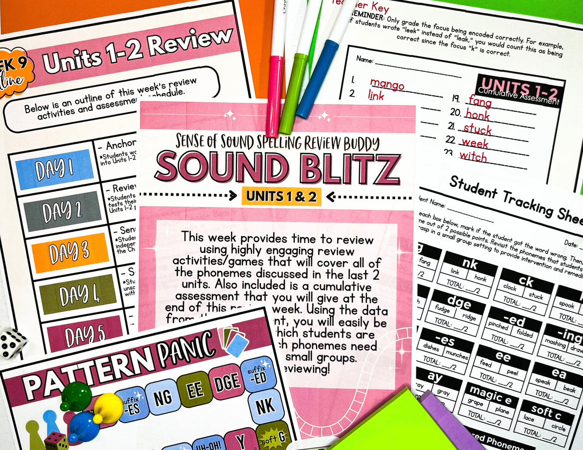 Sense of Sound Spelling® – First 9 Weeks Bundle DIGITAL DOWNLOAD
