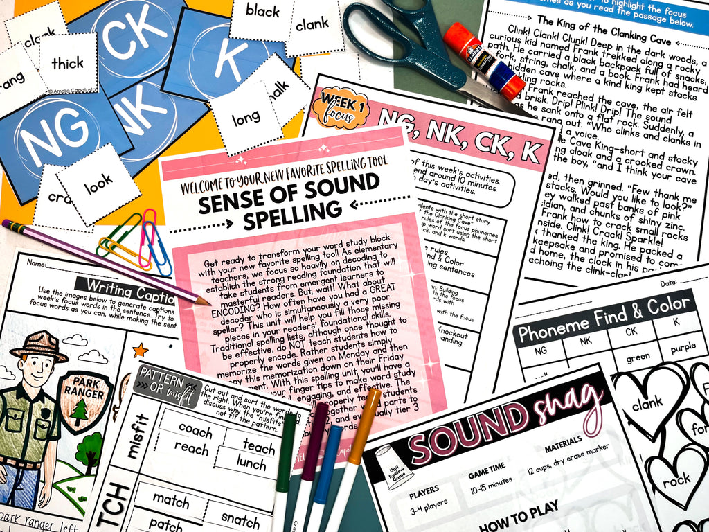 Sense of Sound Spelling® – First 9 Weeks Bundle DIGITAL DOWNLOAD