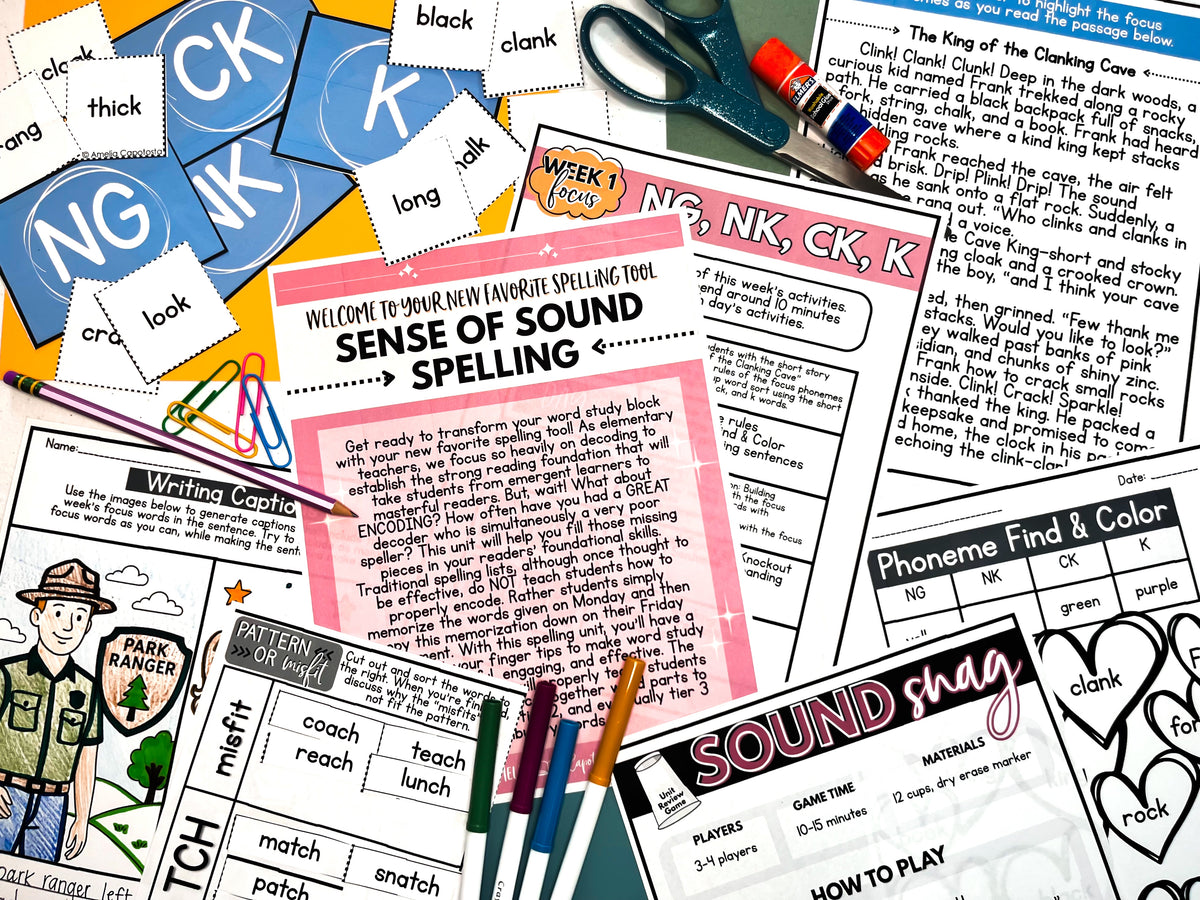Sense of Sound Spelling® – First 9 Weeks Bundle DIGITAL DOWNLOAD