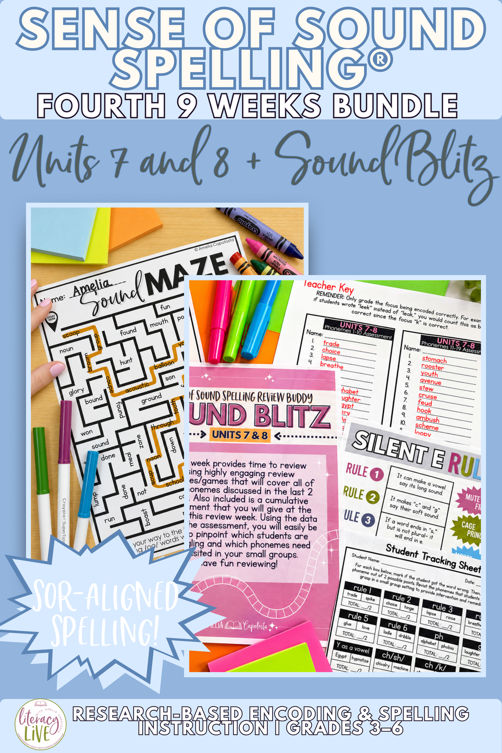 Sense of Sound Spelling® – Units 7-8 and Sound Blitz DIGITAL DOWNLOAD