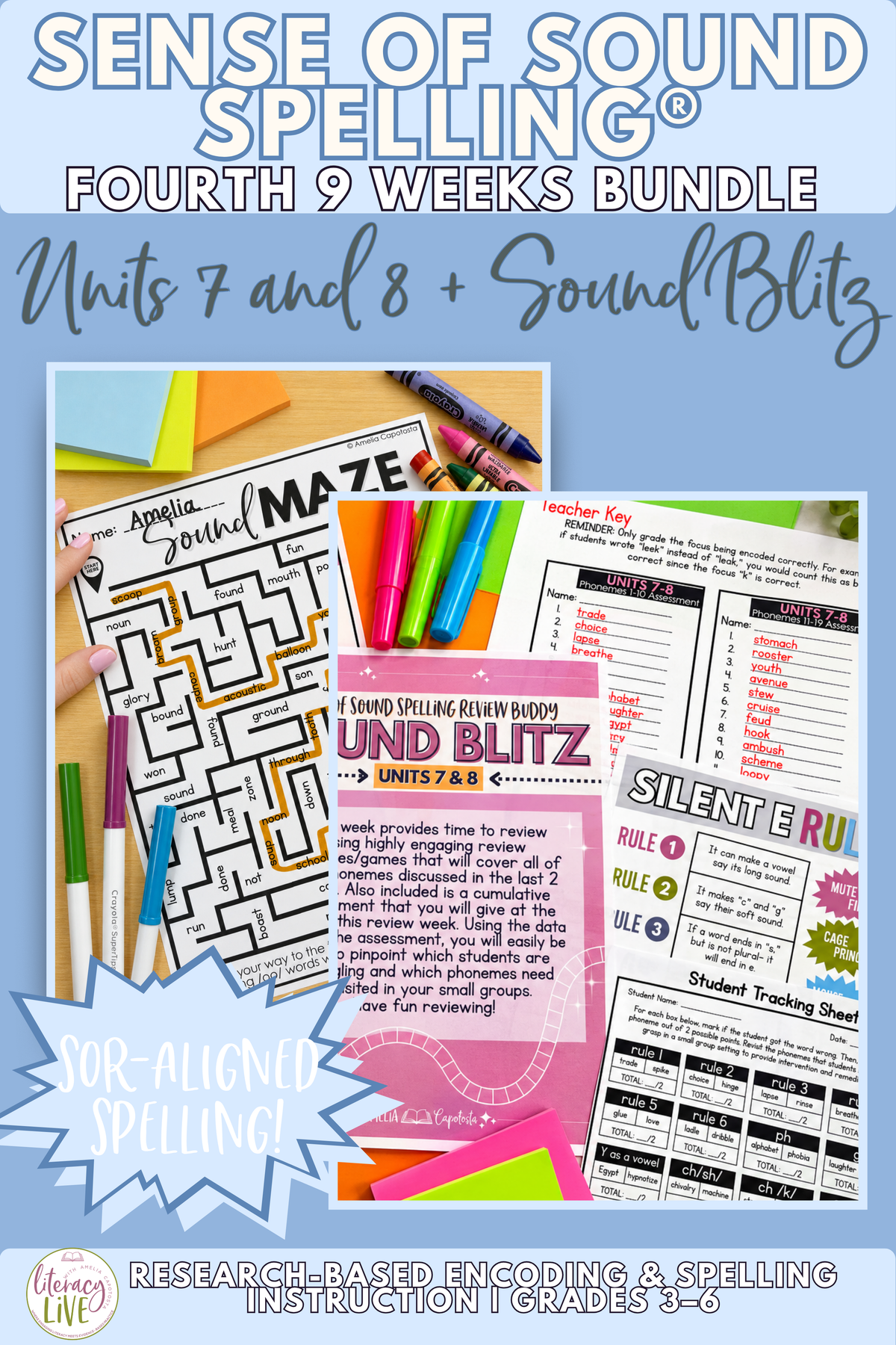 Sense of Sound Spelling® – Units 7-8 and Sound Blitz DIGITAL DOWNLOAD